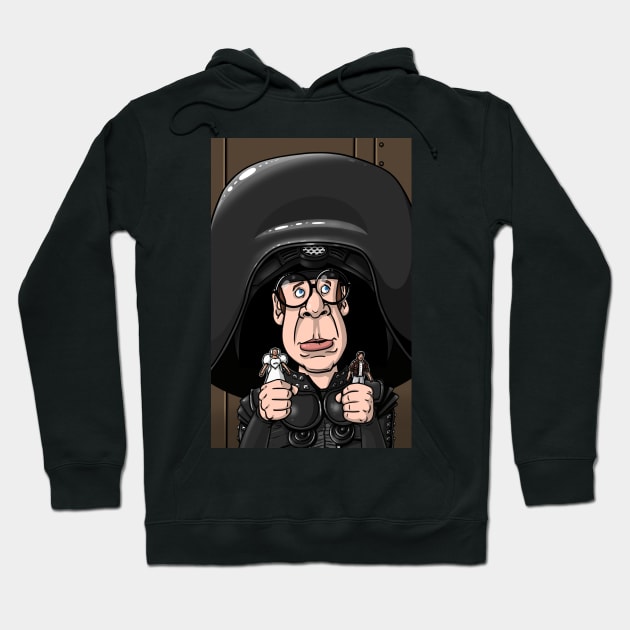 Dark Helmet Hoodie by Chaosblue